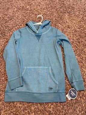 OshKosh B'gosh Teal Pullover Hoodie with Kangaroo Pocket